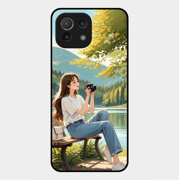 Nature’s Frame Glass Case Cover For Xiaomi Mi 11 Lite