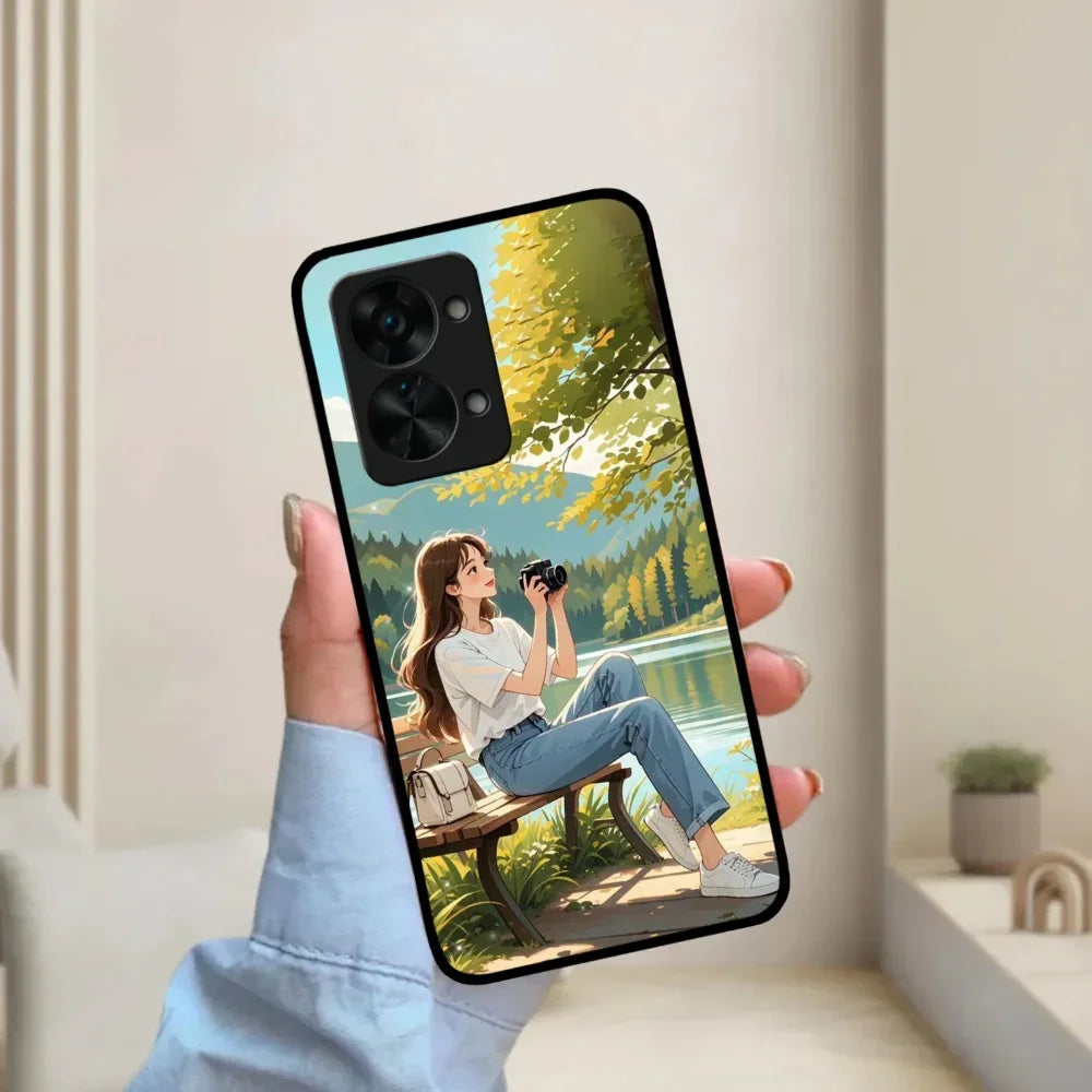 Natures Frame Glossy Metal Case Cover For OnePlus - ShopOnCliQ