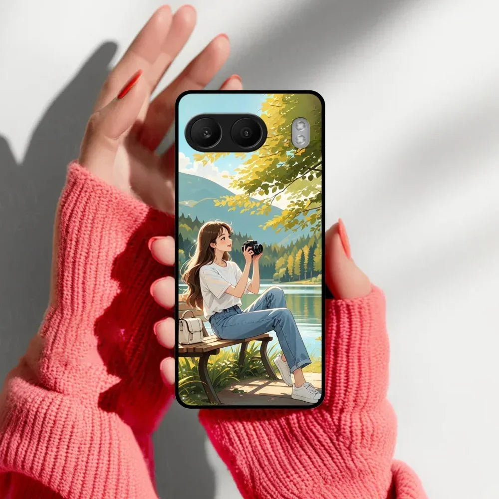 Natures Frame Glossy Metal Case Cover For OnePlus - ShopOnCliQ