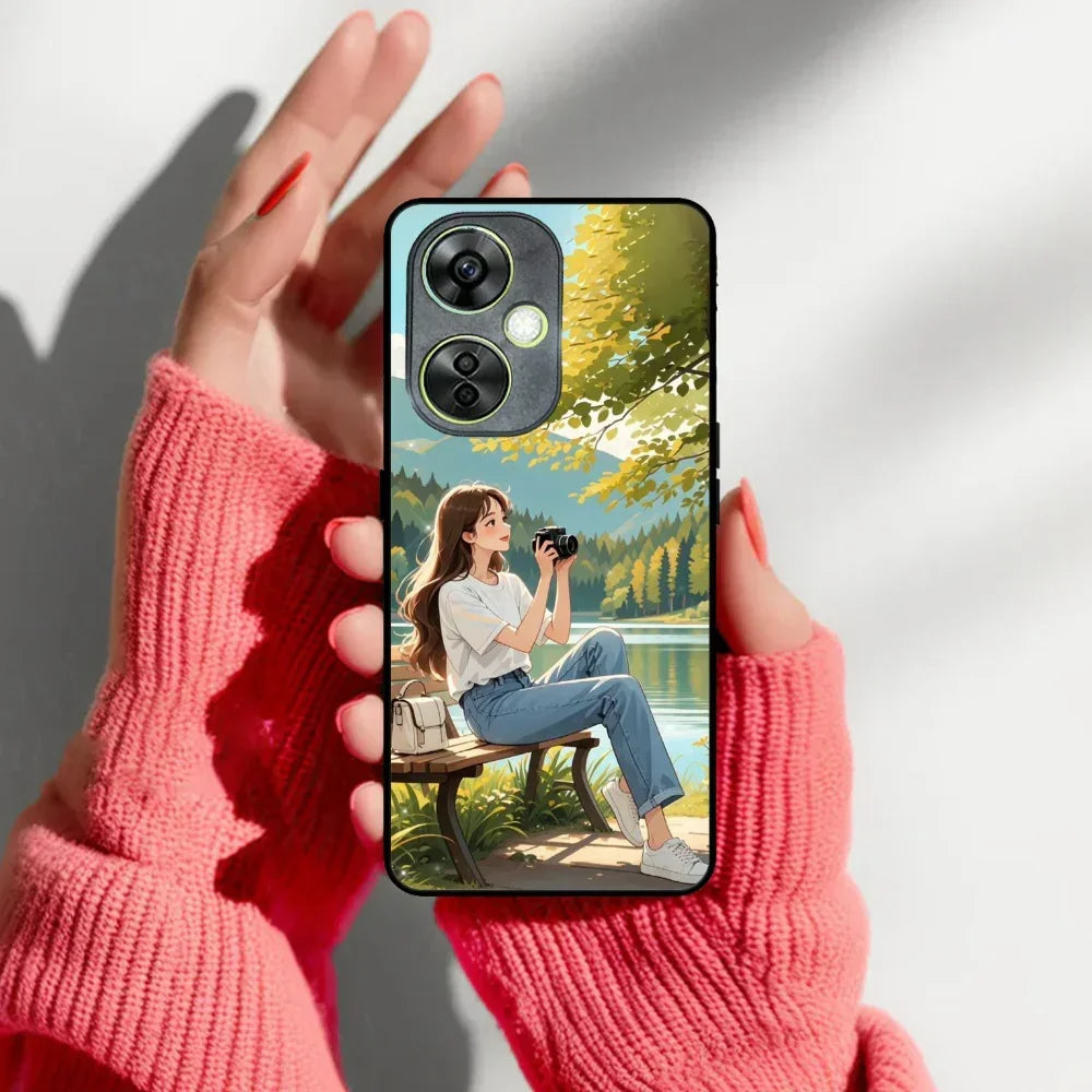 Natures Frame Glossy Metal Case Cover For OnePlus - ShopOnCliQ