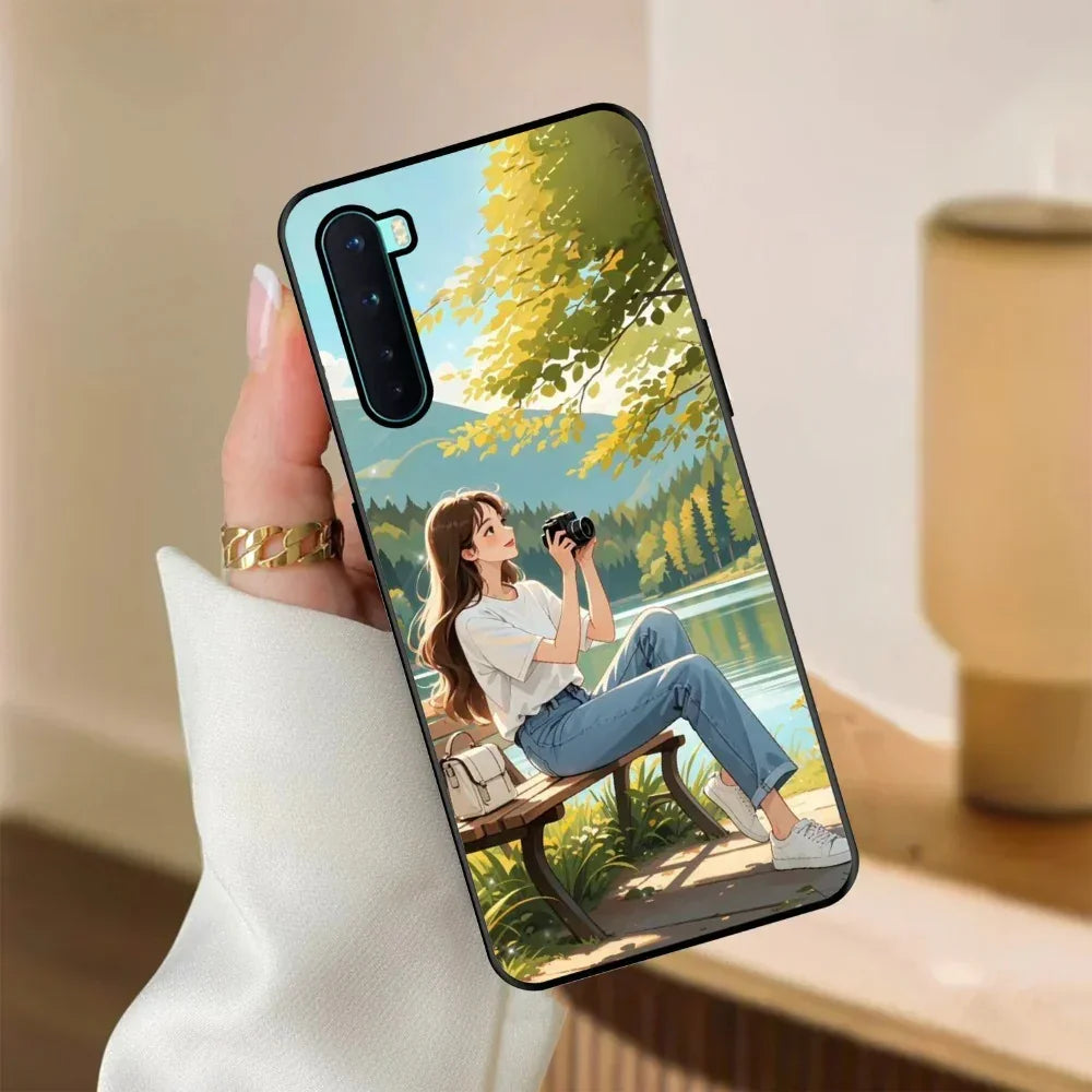 Natures Frame Glossy Metal Case Cover For OnePlus - ShopOnCliQ