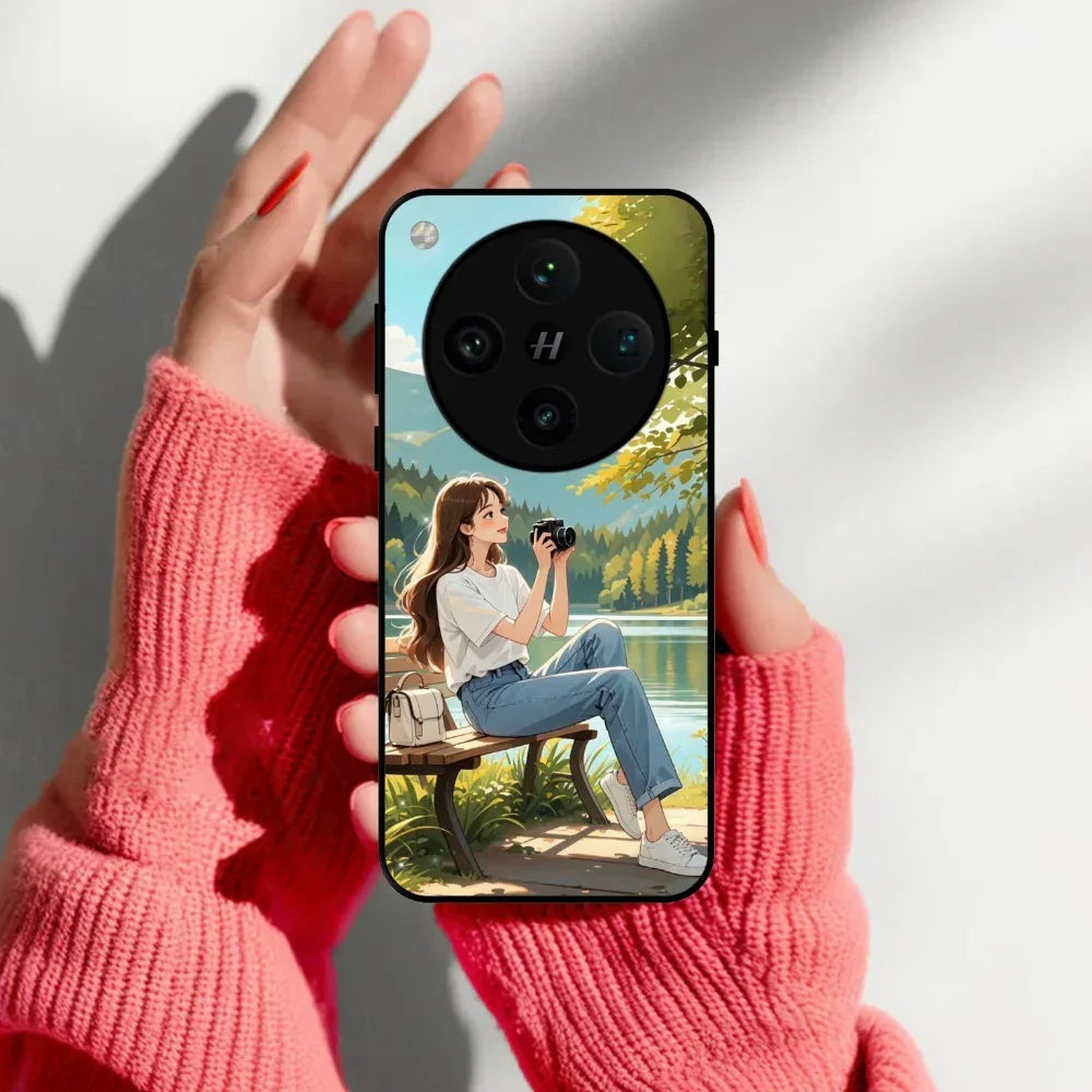 Natures Frame Glossy Metal Case Cover For Oppo - ShopOnCliQ