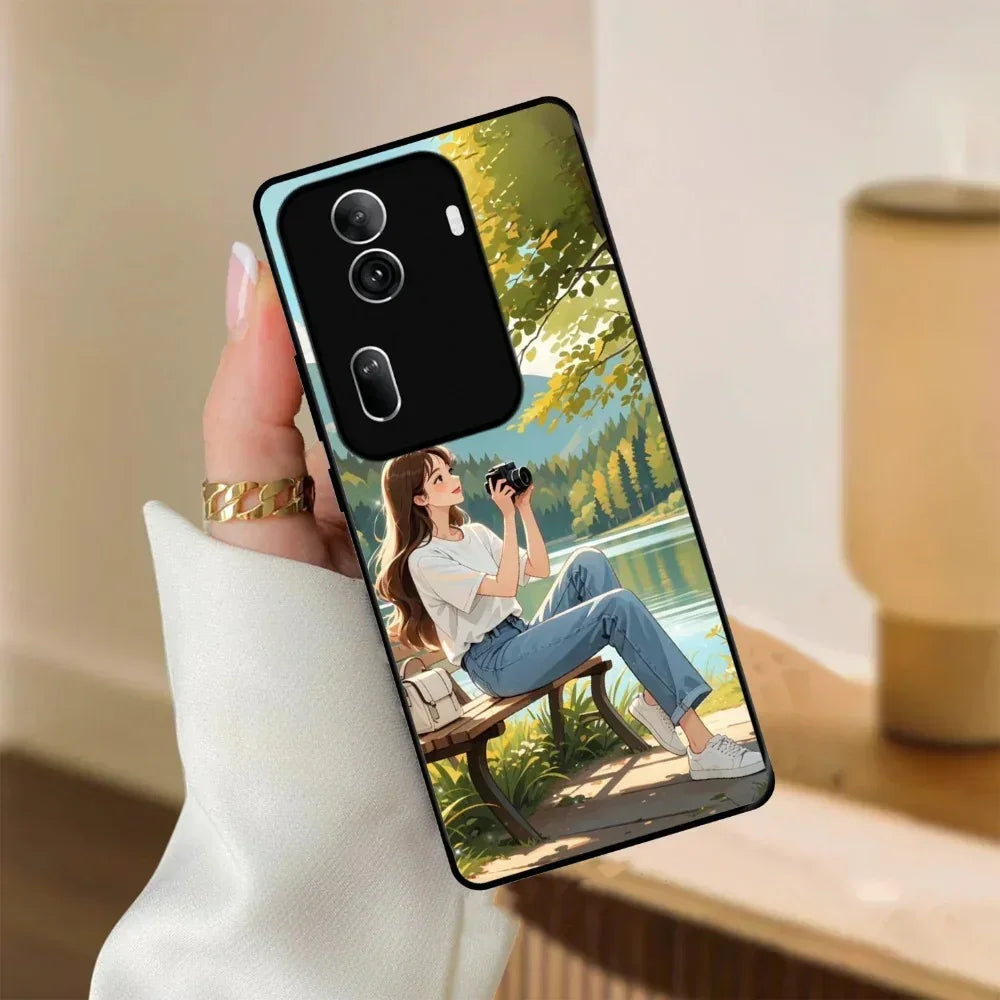 Natures Frame Glossy Metal Case Cover For Oppo - ShopOnCliQ