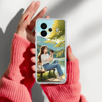 Nature-s Frame Transparent Silicon Case For iQOO Neo 9 Pro 5G