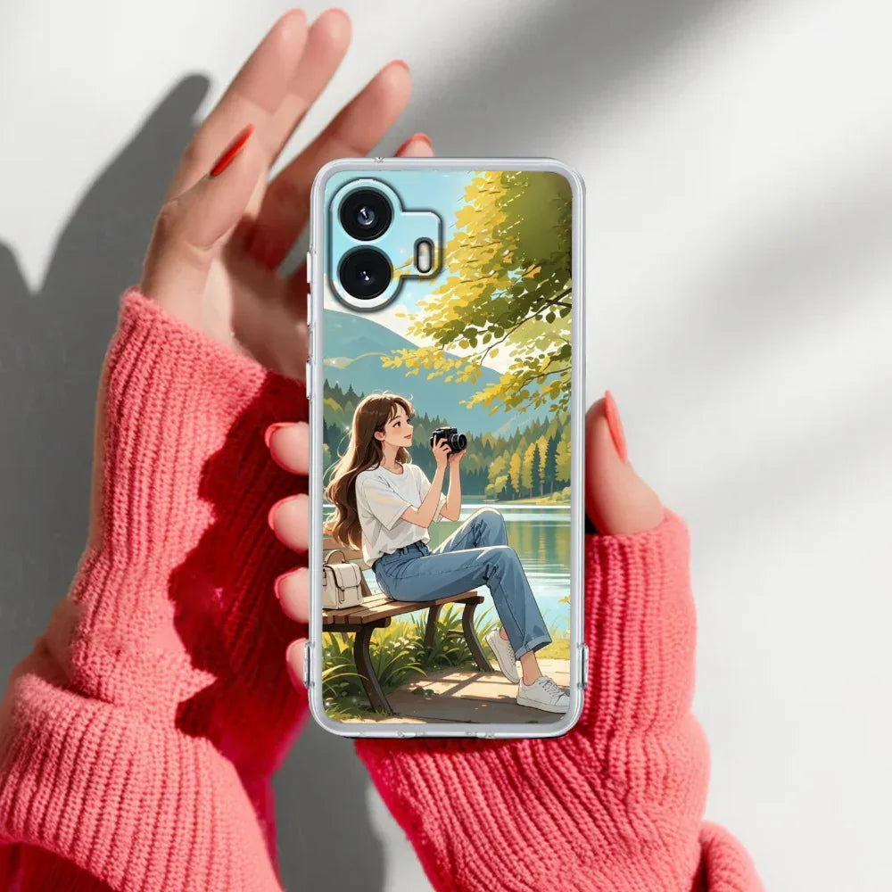 Natures Frame Transparent Silicon Case For Nothing - ShopOnCliQ