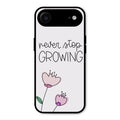 Never Stop Growing Glossy Metal Case Cover For iPhone Air