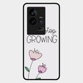 Never Stop Growing Glossy Metal Case Cover For Iqoo 11 5G