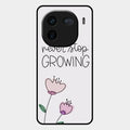 Never Stop Growing Glossy Metal Case Cover For Iqoo 12 5G