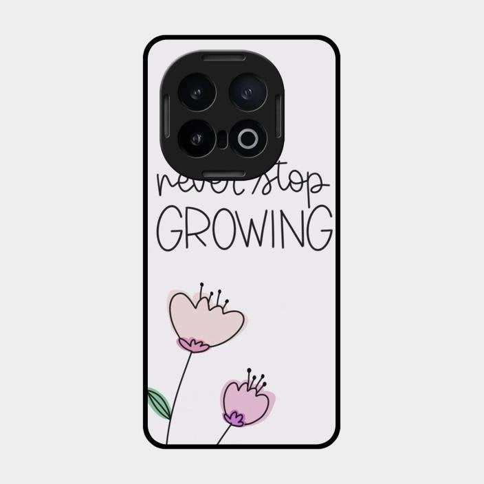 Never Stop Growing Glossy Metal Case Cover For Iqoo 13 5G