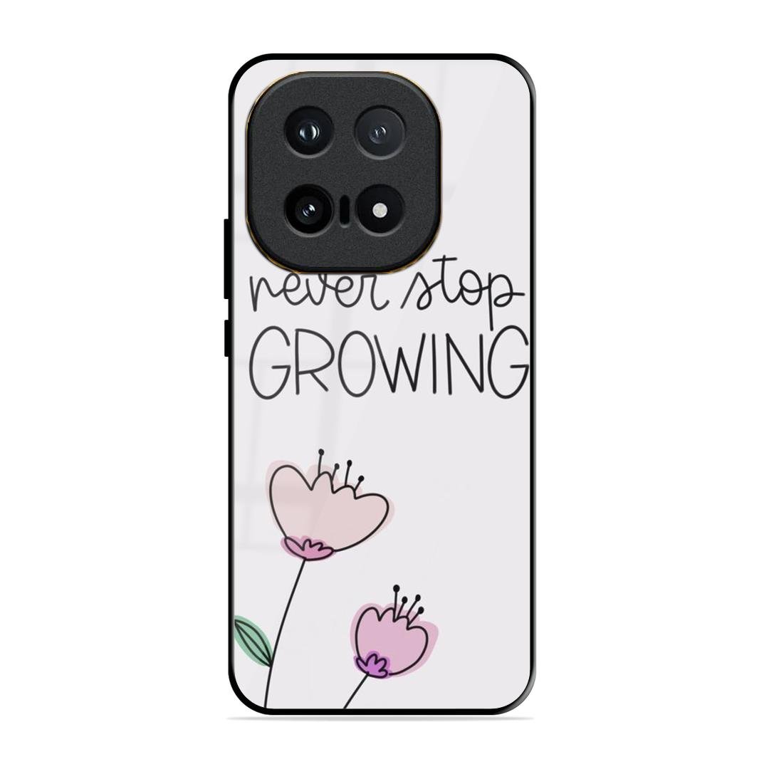 Never Stop Growing Glossy Metal Case Cover For iQOO 15 5G