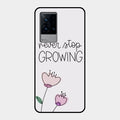 Never Stop Growing Glossy Metal Case Cover For Iqoo 9 5G