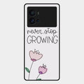 Never Stop Growing Glossy Metal Case Cover For Iqoo 9 Pro 5G