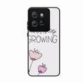 Never Stop Growing Glossy Metal Case Cover For Motorola Edge 50 Neo