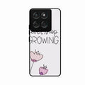 Never Stop Growing Glossy Metal Case Cover For Motorola Edge 70 5G