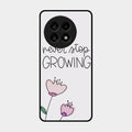 Never Stop Growing Glossy Metal Case Cover For Oneplus 13R 5G