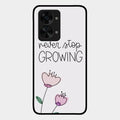 Never Stop Growing Glossy Metal Case Cover For Oneplus Nord 2T 5G