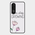 Never Stop Growing Glossy Metal Case Cover For Oneplus Nord Ce 4 5G
