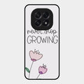 Never Stop Growing Glossy Metal Case Cover For Oppo F29 5G