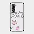 Never Stop Growing Glossy Metal Case Cover For Oppo K13X 5G
