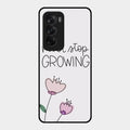 Never Stop Growing Glossy Metal Case Cover For Oppo Reno 12 5G