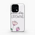 Never Stop Growing Glossy Metal Case Cover For Oppo Reno 15 5G