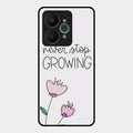 Never Stop Growing Glossy Metal Case Cover For Realme 15 5G