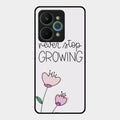 Never Stop Growing Glossy Metal Case Cover For Realme 15 Pro 5G