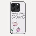 Never Stop Growing Glossy Metal Case Cover For Realme 15T 5G