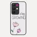 Never Stop Growing Glossy Metal Case Cover For Realme 15X 5G