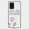 Never Stop Growing Glossy Metal Case Cover For Realme 9 5G