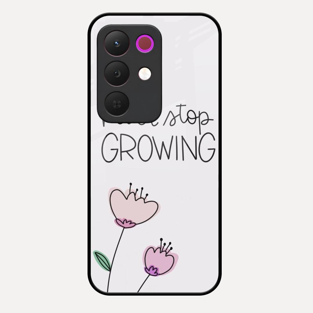 Never Stop Growing Glossy Metal Case Cover For Realme C85 5G