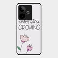 Never Stop Growing Glossy Metal Case Cover For Realme Gt 7 5G