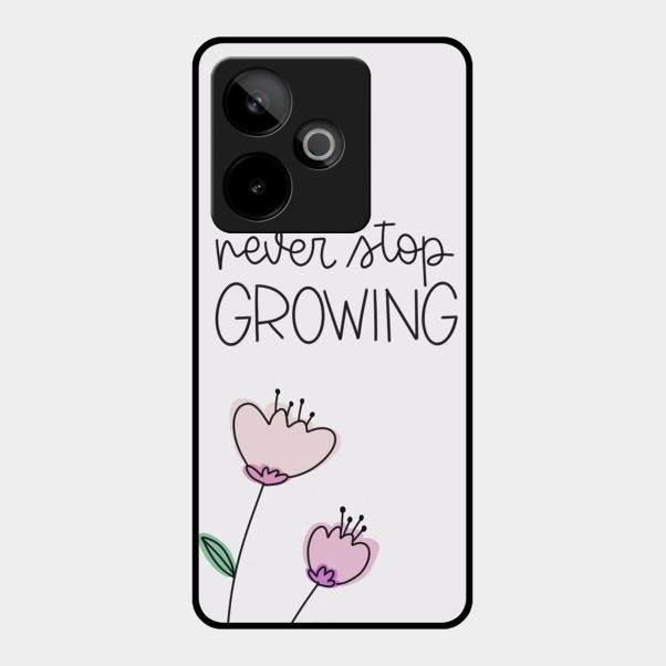 Never Stop Growing Glossy Metal Case Cover For Realme Gt 7 5G