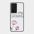 Never Stop Growing Glossy Metal Case Cover For Realme Narzo 80X 5G