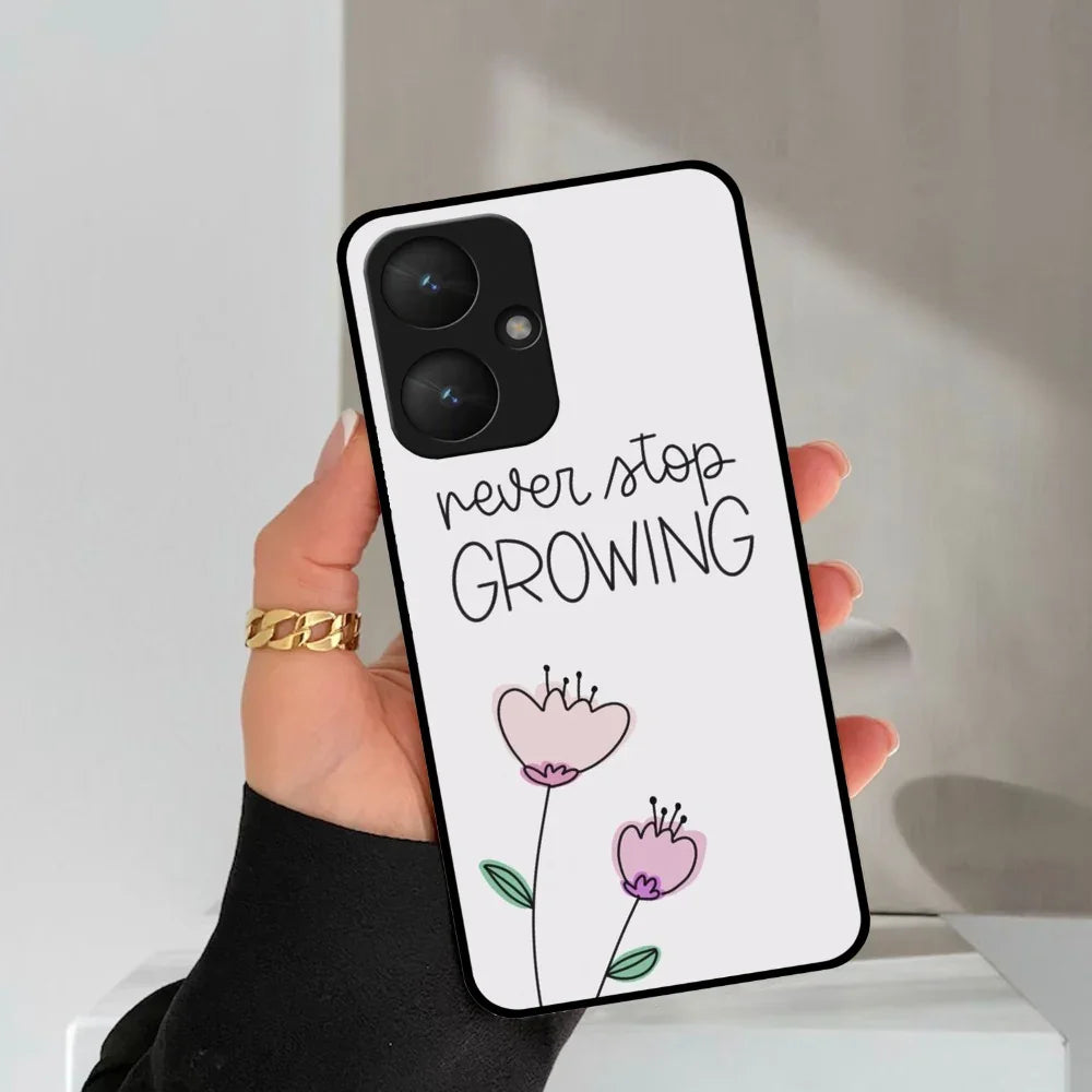 Never Stop Growing Glossy Metal Case Cover For redmixiaomi - ShopOnCliQ