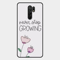 Never Stop Growing Glossy Metal Case Cover For Redmi 9 Prime