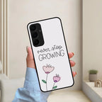 Never Stop Growing Glossy Metal Case Cover For Samsung - ShopOnCliQ
