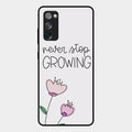 Never Stop Growing Glossy Metal Case Cover For Samsung Galaxy S20 Fe 5G