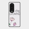 Never Stop Growing Glossy Metal Case Cover For Vivo T3 Ultra