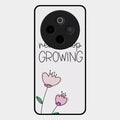 Never Stop Growing Glossy Metal Case Cover For Vivo T4 5G