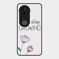 Never Stop Growing Glossy Metal Case Cover For Vivo T4 Ultra 5G
