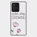 Never Stop Growing Glossy Metal Case Cover For Vivo V23 Pro 5G