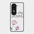 Never Stop Growing Glossy Metal Case Cover For Vivo V40E 5G
