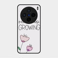 Never Stop Growing Glossy Metal Case Cover For Vivo X200 5G