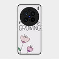 Never Stop Growing Glossy Metal Case Cover For Vivo X200 Pro 5G