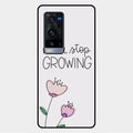 Never Stop Growing Glossy Metal Case Cover For Vivo X60 Pro Plus 5G