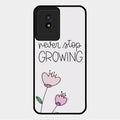 Never Stop Growing Glossy Metal Case Cover For Vivo Y02T