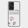 Never Stop Growing Glossy Metal Case Cover For Vivo Y27