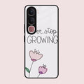 Never Stop Growing Glossy Metal Case Cover For Vivo Y31 5G