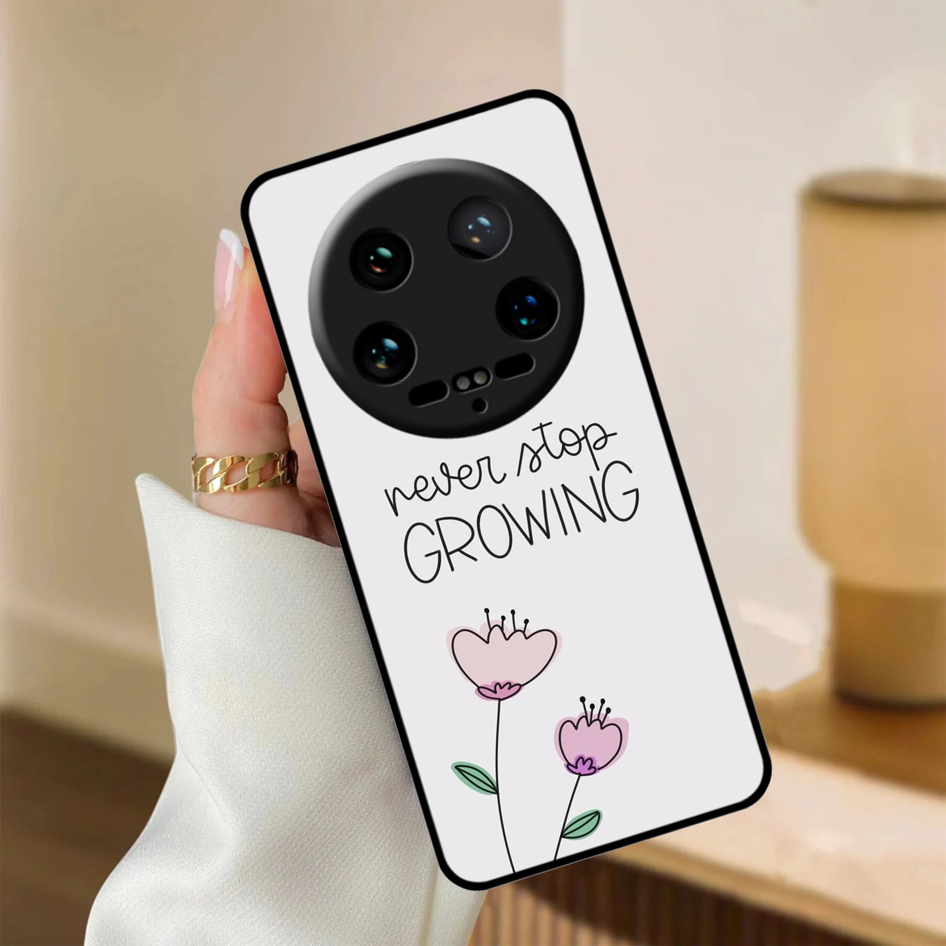 Never Stop Growing Glossy Metal Case Cover For redmixiaomi - ShopOnCliQ